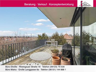 Exklusive Penthouse-Wohnung mit imposanter Dachterrasse und Traumblick in Top-Lage