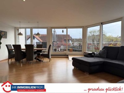 Großzügige und lichtdurchflutete 3-Zimmer-Wohnung mit Balkonterrassen in Wettenberg