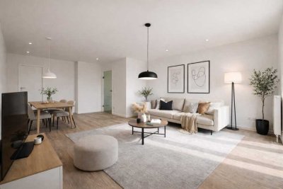 4-Zimmer-Neubauwohnung im Erdgeschoss mit 2 Terrassen & Garten