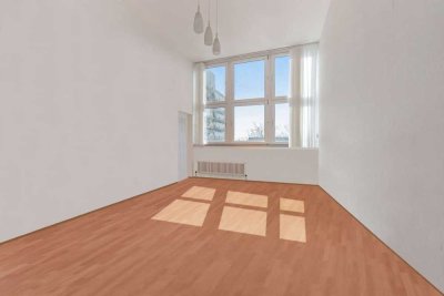 Lichtdurchflutete Loftwohnung in Moosach mit einer möglichen Dachterrasse