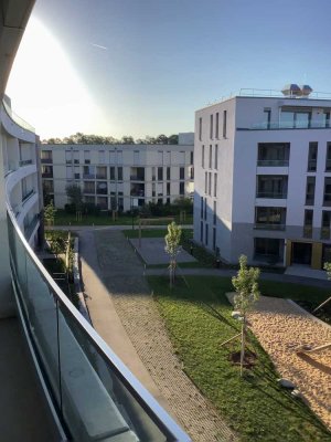 Lichtdurchflutete 2-Zi-Neubauwohnung mit Südbalkon, EBK & TG – ruhig in München-Neuaubing
