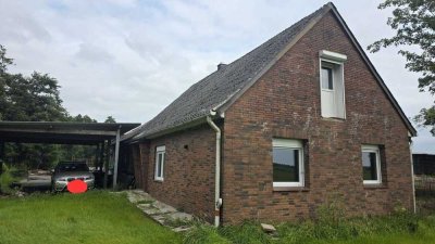 Bauernhaus bei Wanna mit Weide und Stall - idyillisches Landleben