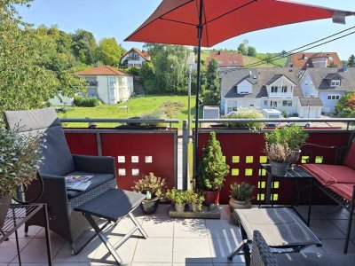 Traumwohnung mit Galerie und Balkon in  Randlage in Östringen-Odenheim!