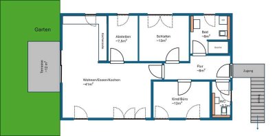 Erstbezug 3,5 Zimmer Wohnung in Schorndorf - Oberberken