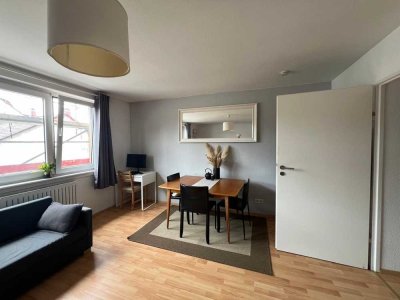 Helle, voll möblierte 2-Zimmer-Wohnung in Frankfurt-Oberrad mit Top-Anbindung