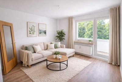 Charmante 2-Zimmer-Wohnung in gepflegter Anlage mit Balkon und Blick ins Grüne