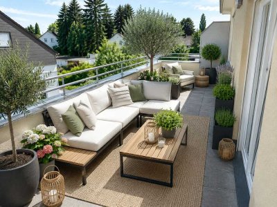 TOP-TOP-TOP schöne Penthouse Wohnung -  65,5 m2 Wohnfläche und  52,68 m2  Dachterrasse