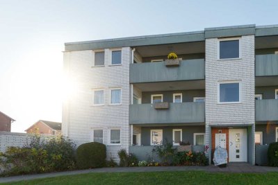 2-Zimmer-Wohnung im Erdgeschoss mit ebenerdiger Dusche  und Balkon in Bremerhaven-Lehe!
