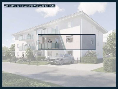 2-Zimmer-Neubauwohnung - Erstbezug, Balkon, Küche, Carport, Wallbox, Aufzug, Lüftung, PV Anlage