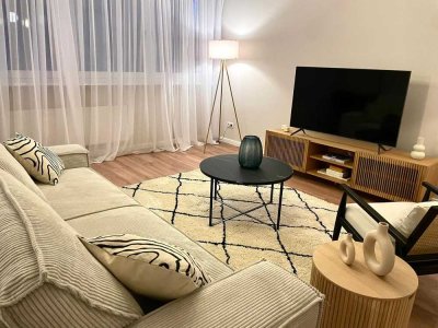 Möblierte 2-Zimmer-Wohnung mit Balkon und moderner Ausstattung auf Zeit