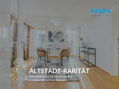 ALTSTADT-RARITÄT – Mehrfamilienhaus mit Gewerbeeinheit in Unterer-Altstadt von Tübingen