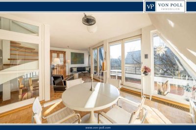 Stilvolle Altbau-Maisonette mit Terrasse, Garten & Souterrain in Toplage nahe Schlossstraße