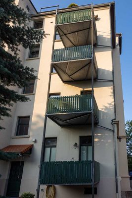 3-Zimmer-Wohnung mit Balkon und Einbauküche in einem der schönsten Leipziger Viertel (Schleußig)