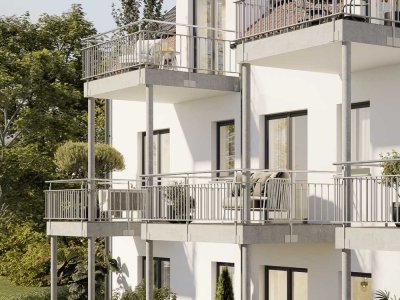 Neubau-Studio mit Balkon in ruhiger Wohnlage