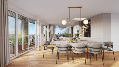 Ganz oben! Penthouse mit exklusiver Ausstattung - Direkt am Hauptbahnhof - PROVISIONSREI