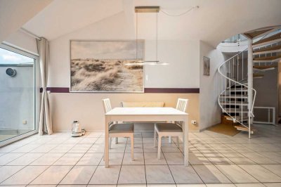 Moderne Maisonette-Wohnung mit traumhaftem Weitblick & XXL- Stellplatz