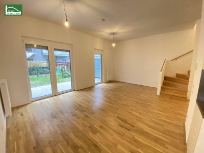 3-Zimmer-Maisonette mit Garten nahe S-Bahn Jedlersdorf, Straßenbahn 26 und SCN! Einbauküche inkludiert!