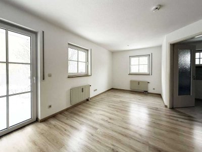Ideal für Eigennutzer: ruhig gelegene 2 Zimmer-Wohnung in Leubnitz-Neuostra mit Gartennutzung