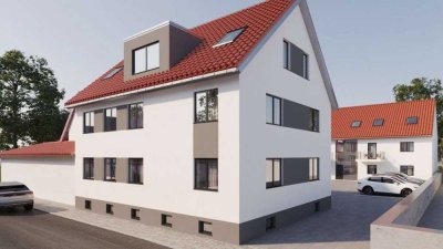 Moderne 4-Zimmer-Wohnung nach KfW-55-Standard im 1. OG in Minfeld