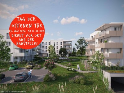 ERSTBEZUG! 2-Zimmer-Eigentumswohnung mit großem Garten
