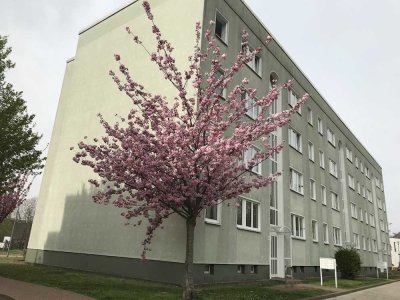 Dreiraumwohnung mit Balkon und Stellplatz vor der Tür