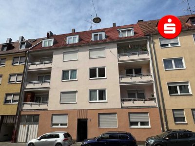 Vermietete 3-Zimmer-Wohnung mit Balkon und Loggia in Nürnberg Wöhrd