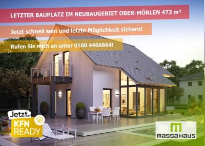 � QNG-Förderung! � LETZTER BAUPLATZ in NBG Ober-Mörlen - EFH als EH40+ zum Selbstausbau!