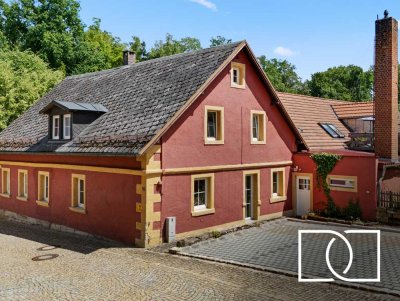 Bauernhaus mit Traumgrundstück! Gepflegtes Wohn- und Gewerbeanwesen mit großen Nebengebäuden