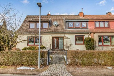 Bremen Vahr: Wilhelm-Busch-Viertel: Wohnen auf einer Ebene – 3 Zimmer, Garten & Garage