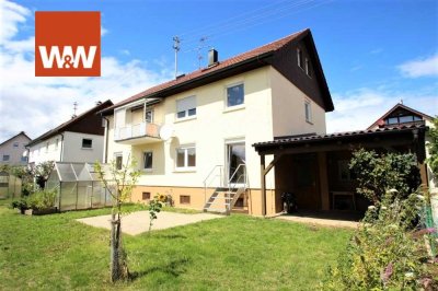 Vielseitig nutzbares Zweifamilienhaus mit Garten und Garage in Alfdorf