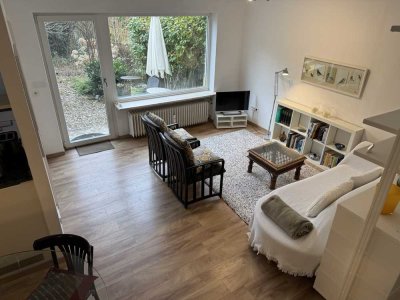 Schöne  2-Zimmer Maisonette-Wohnung  mit  Garten in Solln