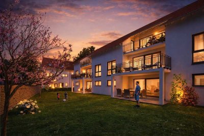 Attraktive Wohnung mit Balkon und Aufzug in Mannheim-Wallstadt