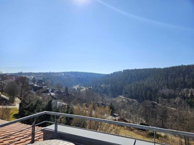 Stilvolle 5-Zimmer-Maisonette Wohnung mit zwei Balkonen und Schwarzwaldblick