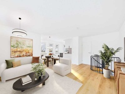 Hochwertig modernisierte Maisonette mit Terrasse in Untermenzing