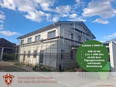 Chance auf die letzten 2 DHH nutzen !!! 16.000 Euro Tilgungszuschuss und ein KfW 40 NH !!!