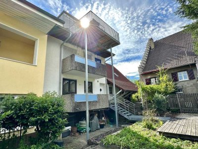 Attraktive 3,5-Zimmer-Wohnung mit Garten und Balkon in zentraler Lage von Grenzach-Wyhlen