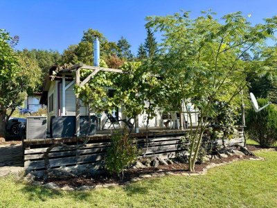 Komfortables Mobilheim in ruhiger Lage mit Weitblick | Urlaubsidylle auf Pachtgrundstück (unbefristet)