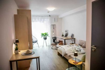 KOPIE - Modernes möbliertes 1-Zimmer-Apartment (23 m²) im Studentenpark Straubing + TFG optional