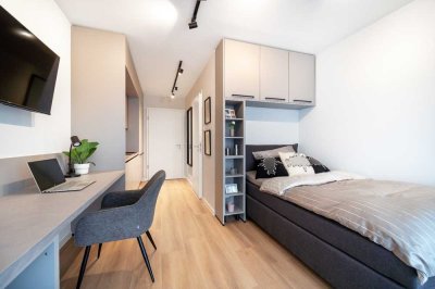 Voll möbliertes 1-Zimmer-Apartment direkt an der Universität Bielefeld