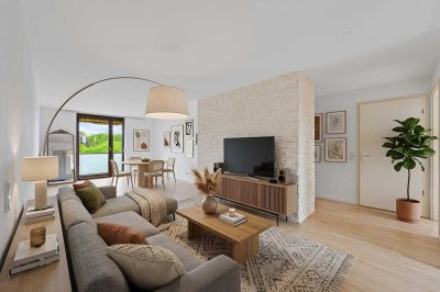 Renovierte 4-Zimmer-Wohnung mit Süd-Balkon in zentraler Lage