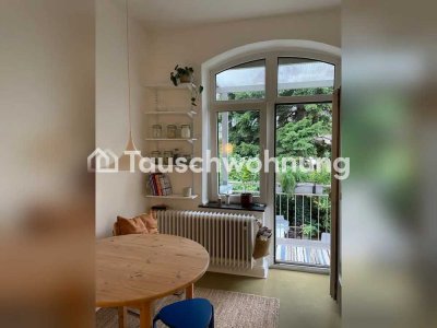 Tauschwohnung: Wunderschöner Altbau, 2ZKB mit Garten und Balkon
