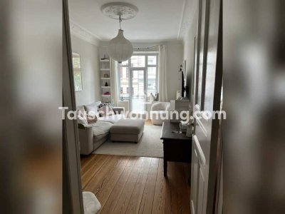 Tauschwohnung: Gepflegte 3-Zi-Altbauwohnung in Hohenfelde | 3 Balkone