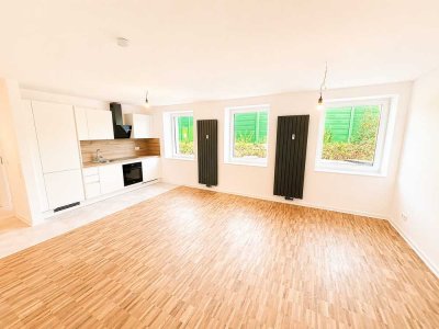 ERSTBEZUG: Stilvolle 50 m² 1-Zimmer-Wohnung in zentraler Lage mit EBK & Parkett