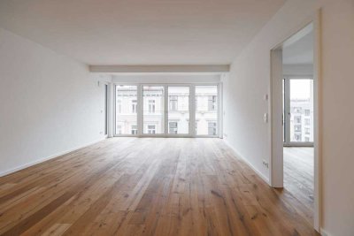 Neubau-Erstbezug: 2-Raum-Wohnung mit Parkett, Fußbodenheizung & optionaler EBK