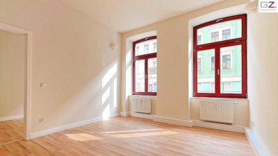 Vermietete 2 Zimmer Wohnung im Hochparterre mit Balkon, Terrasse und großem Gartenanteil