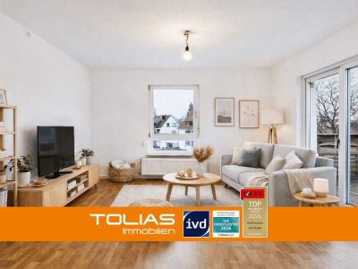 Licht, Raum und zwei Ebenen: 5,5-Zimmer-Maisonette mit Südbalkon, Stellplatz & Hobbyraum