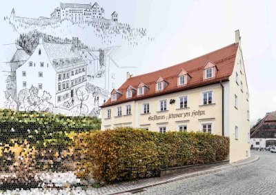 Einzigartige Dachgeschosswohnung über dem Schwarzen Hahn.