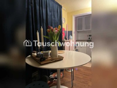 Tauschwohnung: Gemütliche kleine Wohnung mit Terrasse im Viertel