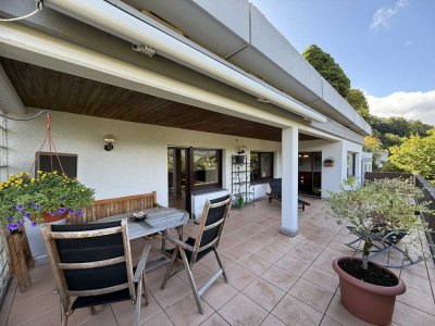 NEU: Top gepflegte Terrassenwohnung mit 42qm großer Sonnenterrasse und super Ausblick zu verkaufen!
