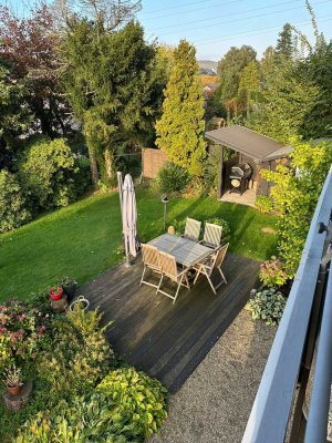 Haus im Haus!  Wohnung über 2 Etagen in einem 2-Familienhaus mit Gartennutzung und Garage